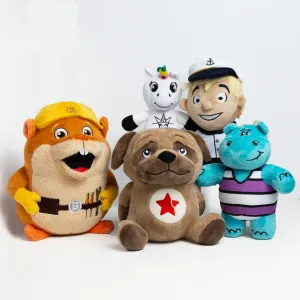 Custom plush toys in different shapes made by Promo Bears