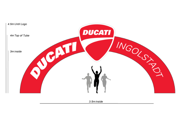 rectangle shape (3) - Promo Bears USA Ducati Archway By Promo Bears