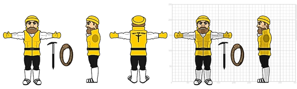 Untitled design (30) - Promo Bears USA Concept Illustration of a Mountaineer Mascot Made By Promo Bears