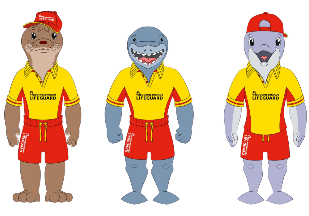 Lifegauard Mascot design proposals Made By Promo Bears