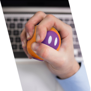 Stress Ball in action - Promo Bears USA Stress Ball Squeeze