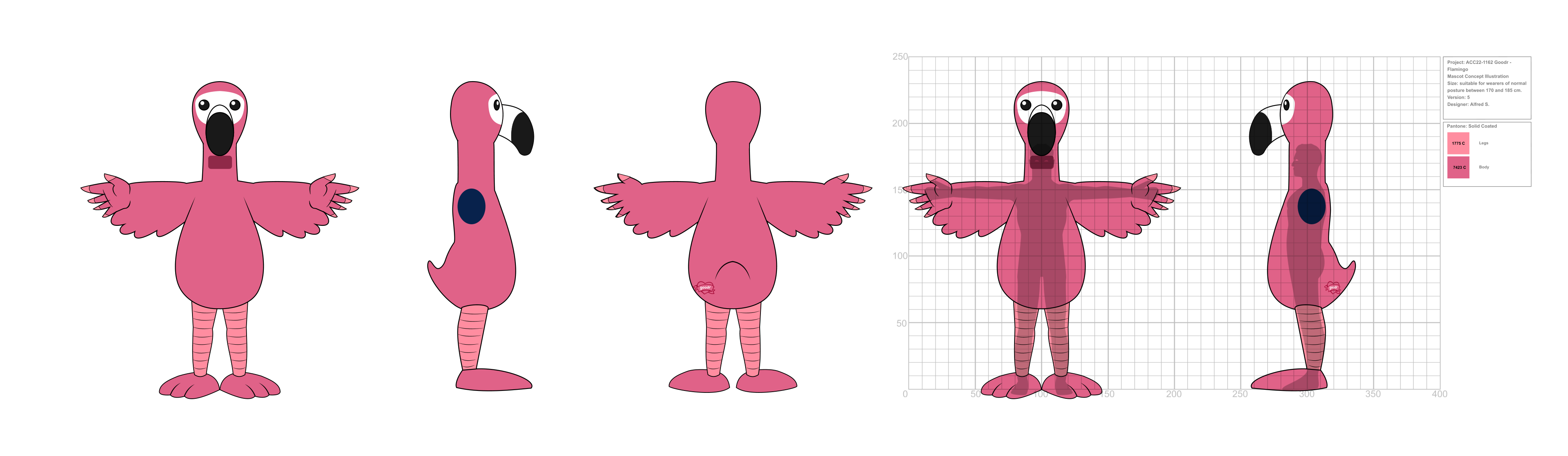 Goodr Flamingo Mascot