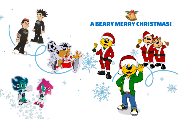 Custom Stickers and mascot poses
