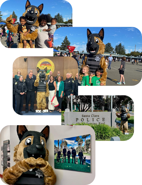 Police Mascot Santa Clara PD
