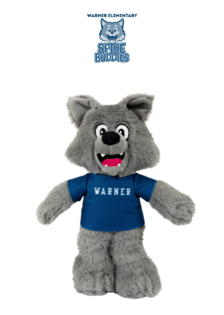 Custom Plush Toy Reference Project School mascot for Warner Elementary made by Promo Bears
