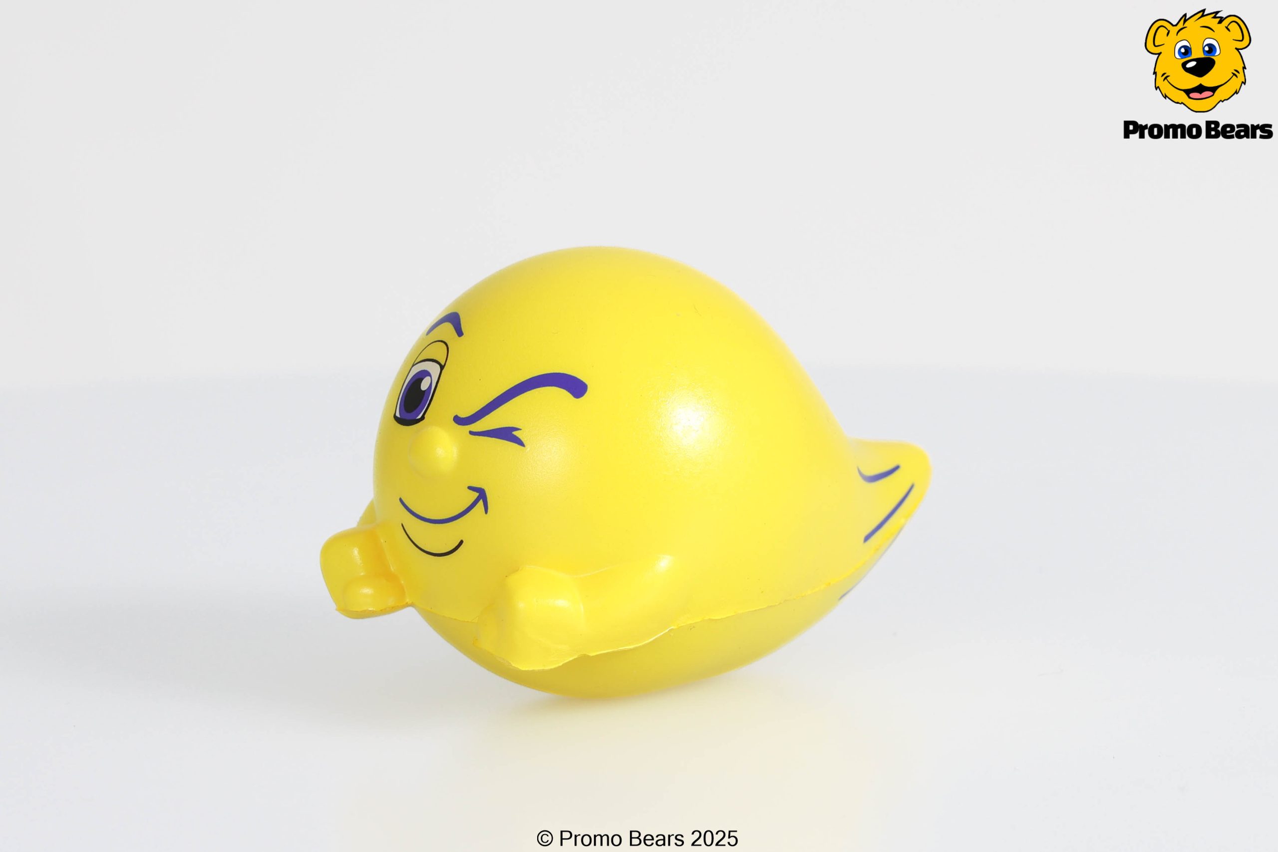 Yellow_speed_Stressball_PromoBears - Promo Bears USA