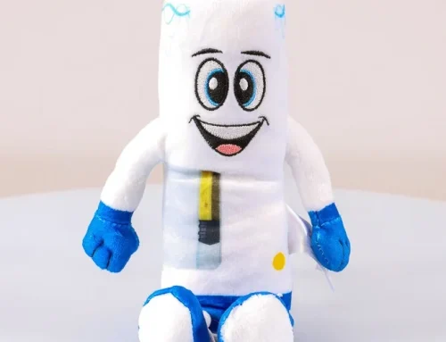 Custom plush toys as giveaways for adults: how Haselmeier let a medical device design your own custom stuffed animal